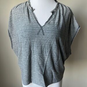 Free People Movement Tie Open Back Faded Graphic Top 🍁